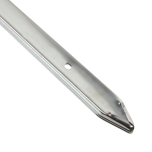 Boot Floor Luggage Rail 39", Boot Floor Luggage Rail - 39" Length, Chromed Iron As Original