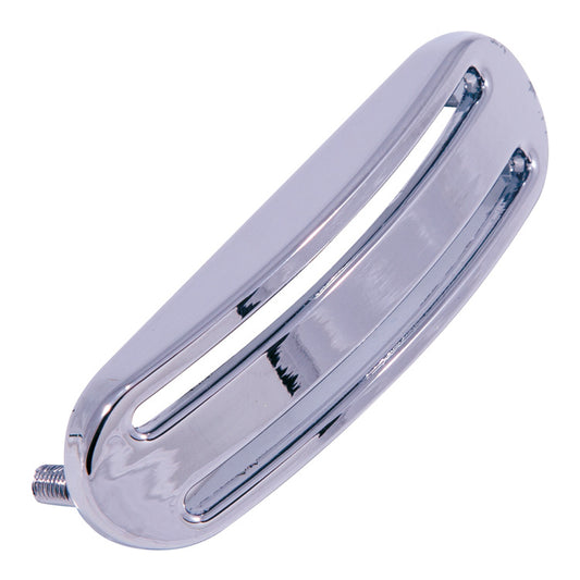 Heater Control Chromed Escutcheon, Heater Control Escutcheon, Chrome Plated Aluminium, Complete With Studs, Nuts And Shakeproof Washers...