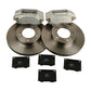 Girling up-rated 4 pot Brake Caliper kit replaces Girling 17/3 Calipers, with new vented discs