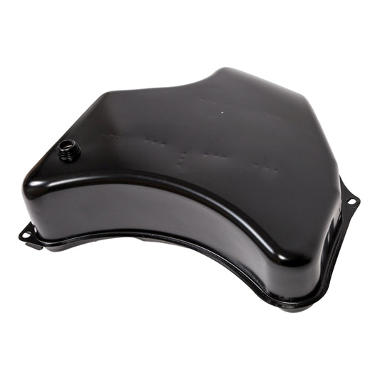 Fuel Tank Uprated - Galvanized, Galvanized Fuel Tank - Late Multi Breather Pipe Style - High Gloss Black Paint Finish.