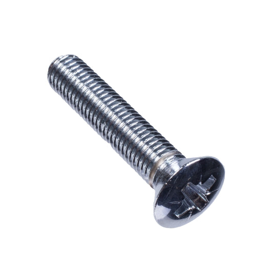 Door Striker Screw, Screw, Set, Securing Strikers - Chrome Countersunk 1/4" Unf Screw.