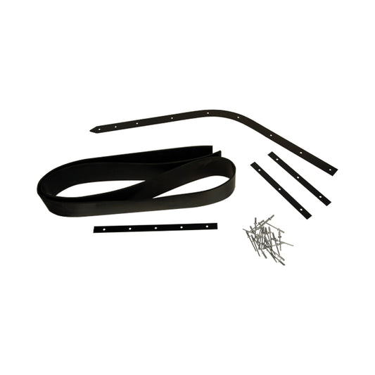 Mudshield Rubber Fixing Kit, Mud Shield Rubber Fixing Kit - Containing Fixing Strips, Pop Rivets And Mud Shield Rubber, Enough For One Car.