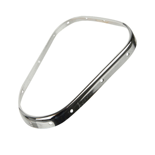 Gear Lever Gauntlet Chrome Trim, Gearshift Lever Gauntlet Trim Retaining Chrome - Riveted On Style.