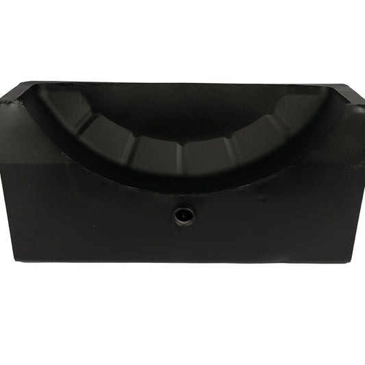 Fuel Tank - Galvanised Steel, Fuel Tank, Galvanised Steel - Black Finish. Pressed End Panels