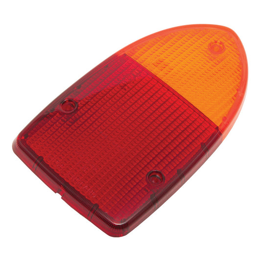Lucas L801 lens only LH. Red and amber, fitted to Jaguar XJ6 S1,XJ12 S1, Daimler Sovereign.