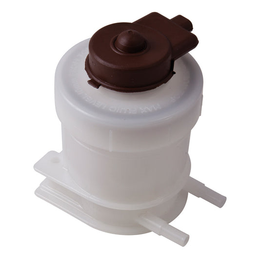 Brake Fluid Reservoir Including Cap And Low Fluid Level Sender Unit. Remote Mount Style. Includes Internal Filter Screen And Wiring Cover Boot.