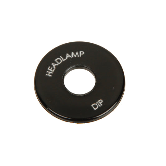 Headlamp Dip Switch Escutcheon, Headlamp Switch Surround With Headlamp And Dip Clearly Marked. Comes Wrapped In A Protective Film.