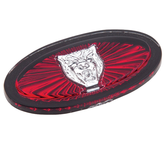 Motif Bar Badge, Motif Bar Badge - With Jaguar Head Logo In Centre, Oval Badge.