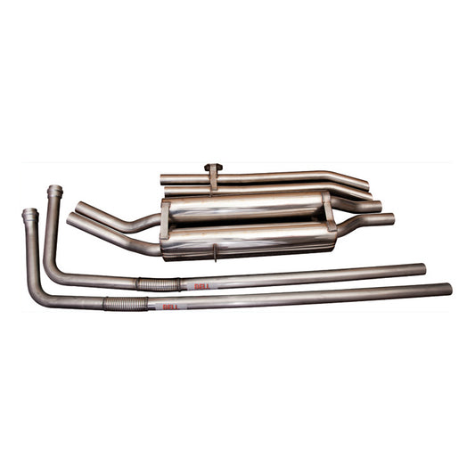 Jaguar MK2 3.4 3.8 Stainless Steel Exhaust System. BELL 1962 Onward