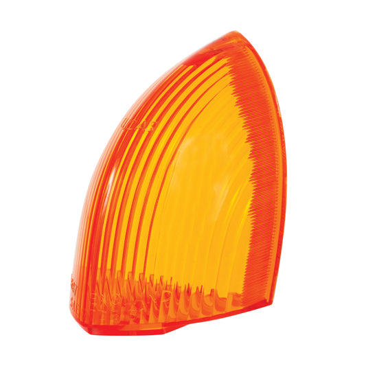Lucas L687 Amber indicator lens only.  Fit Jaguar MK10, S type, 420, and some Daimlers.
