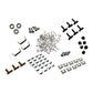 Body Moulding Fitting Kit, Fitting Kit For Chrome Body Moudlings  - Car Set. Includes Rivets, Clips Studs And Plastic Retainers