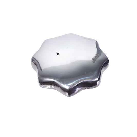 Fuel Tank Filler Cap, Non Locking Polished Aluminium Fuel Filler Cap - Inc Sealing Washer