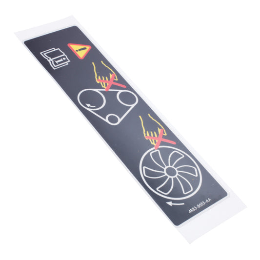 Fan Warning Label, Fan Warning/Caution Label