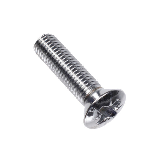 Chrome Screw 1", Screw, 1/4" X 1" Rasied Countersunk Posi - Chromed
