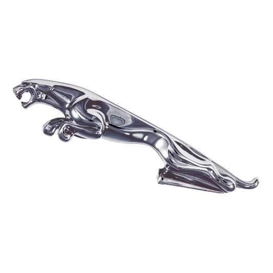 Leaping Jaguar Mascot - Large, Leaping Jaguar Mascot, Chromed - (Large) 7"