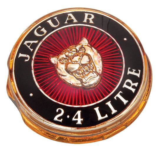 Jaguar 2.4 Litre Grille Badge, Jaguar 2.4 Litre Grille Badge In Centre Vane Of Radiator Grille
