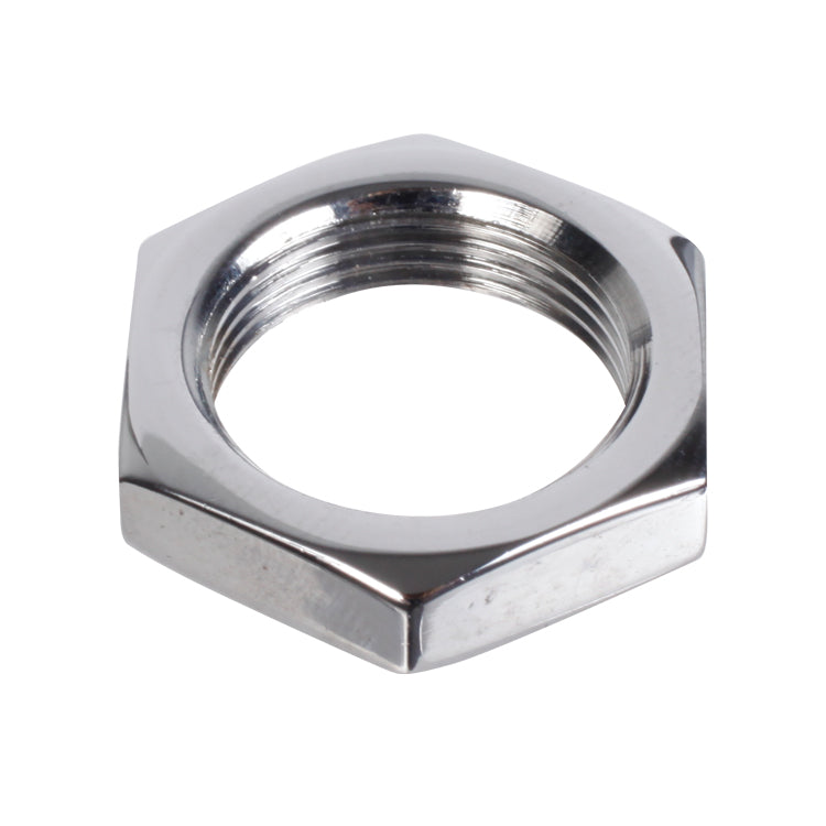 Wiper Wheelbox Escutcheon, Polished Chromed Brass Nut Securing Wiper Wheelbox Spindles