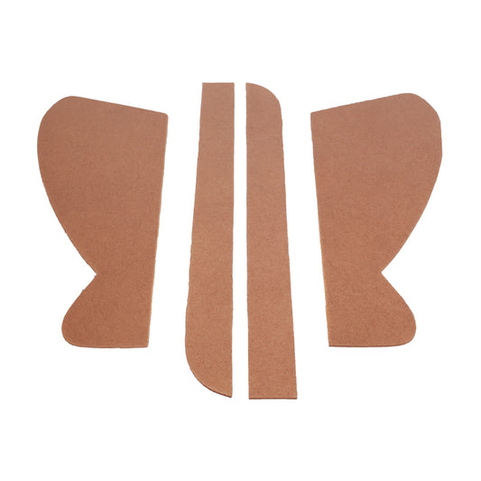Seat Trim Panels- Pair, 11 Pleats. For Xk120 Roadster, Seat Trim Panels- Pair, 11 Pleats. For Xk120 Roadster 1950-1953