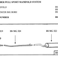 MGB & MGB GT Complete Stainless Steel Exhaust System - MGB Rubber Full Sport Manifold System