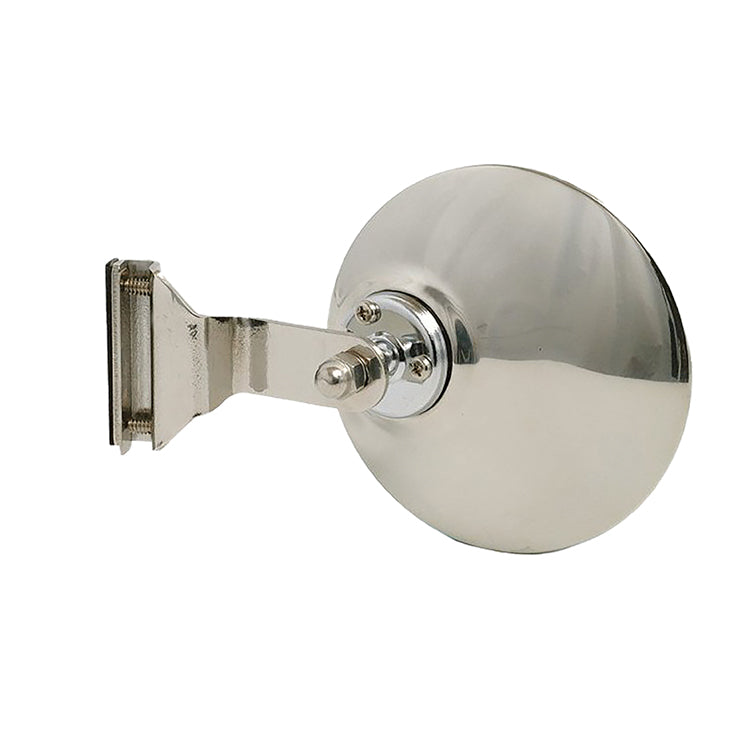 Overtaker Mirror - Glass Channel Mounted - Round - Convex