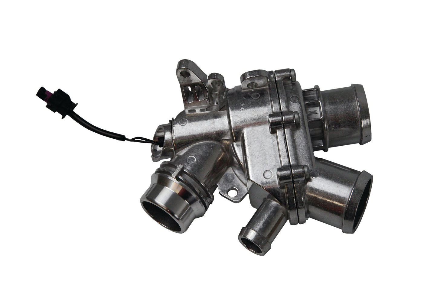 Jaguar Land Rover 3.0 Thermostat Housing with Sensor Upgraded Alloy AJ814048