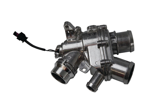 Jaguar Land Rover 3.0 Thermostat Housing with Sensor Upgraded Alloy AJ814048