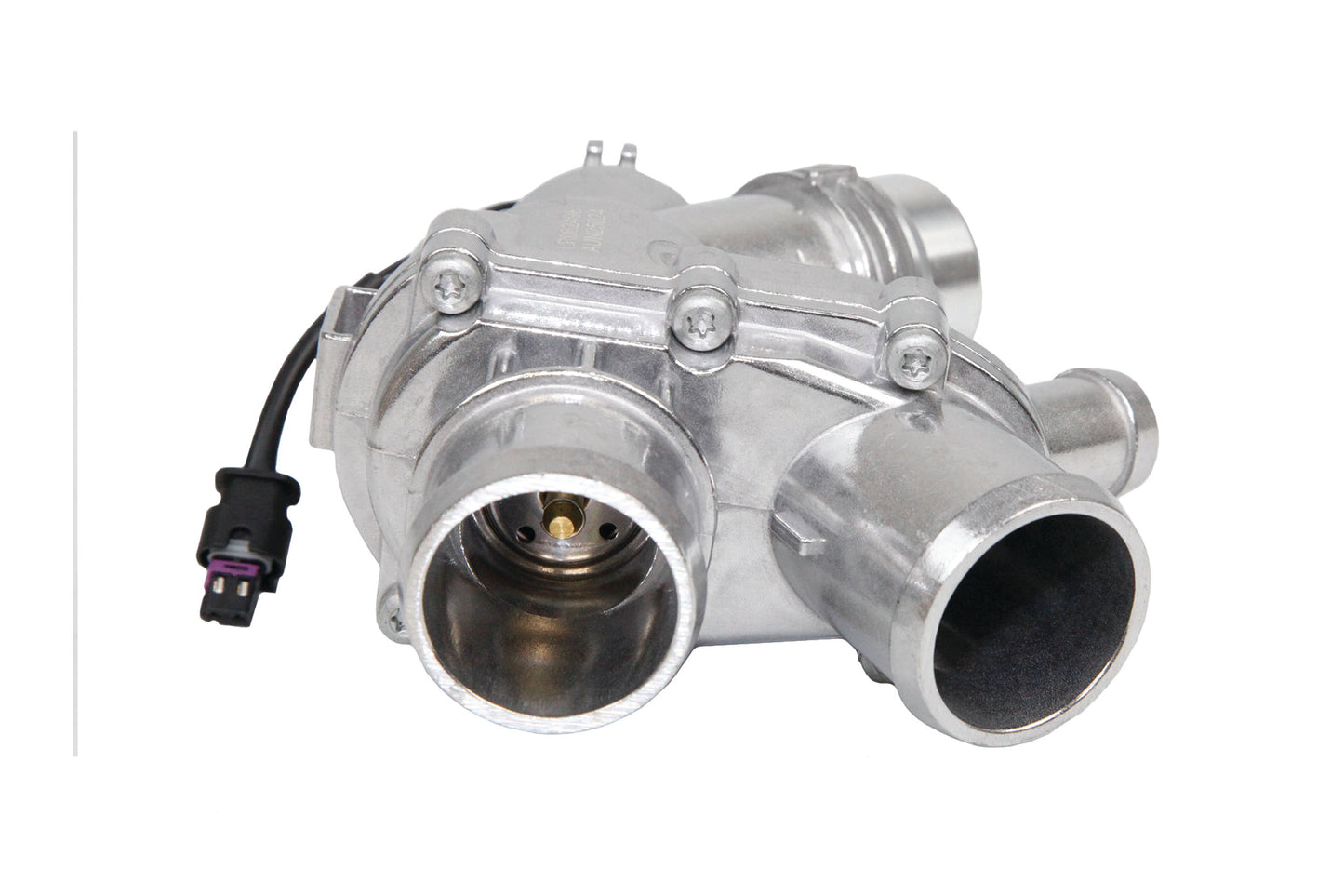 Jaguar Land Rover 3.0 Thermostat Housing with Sensor Upgraded Alloy AJ814048