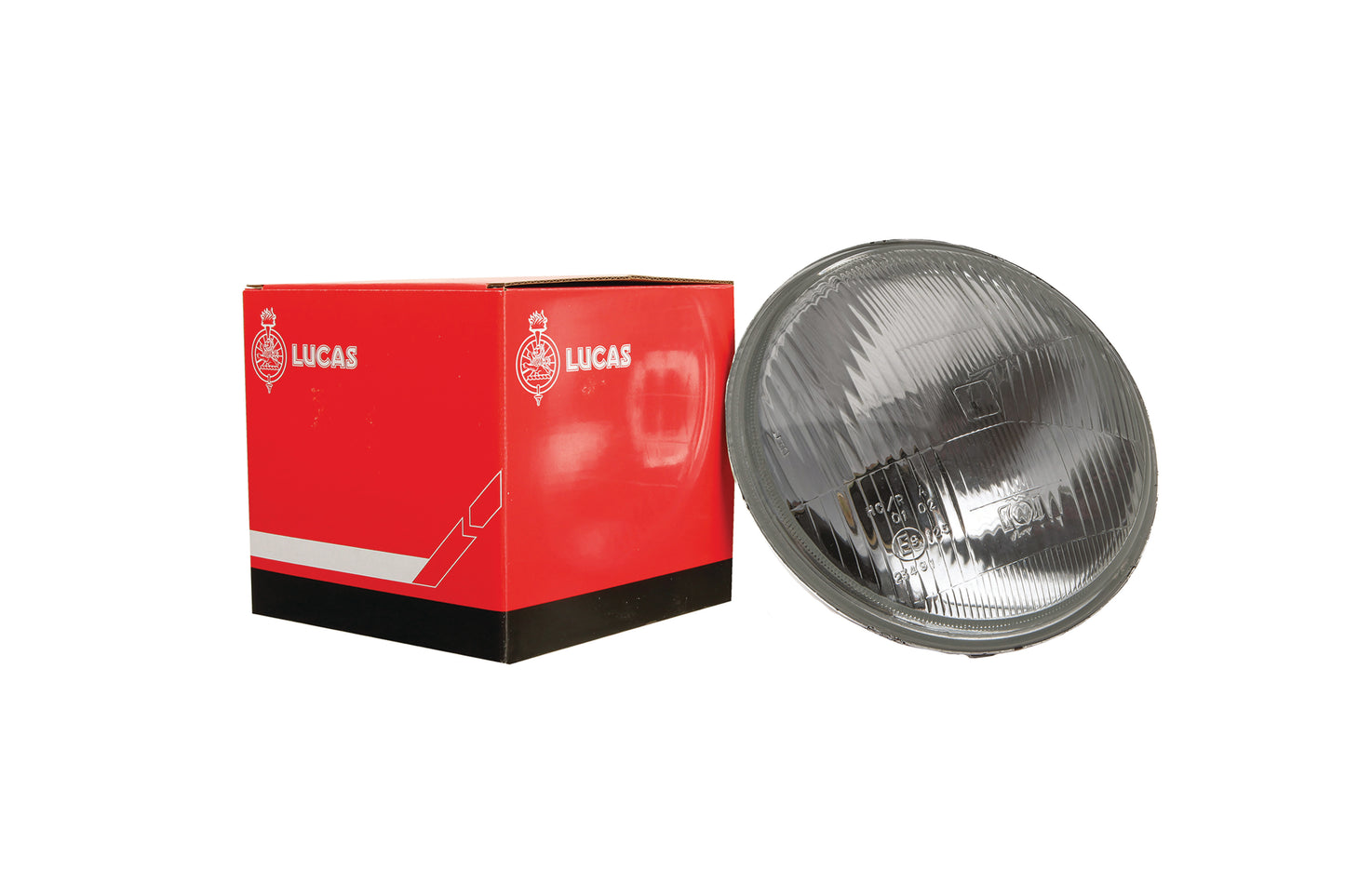 Lucas 7" Headlamp Headlight Main & Dip H4. JLM9609