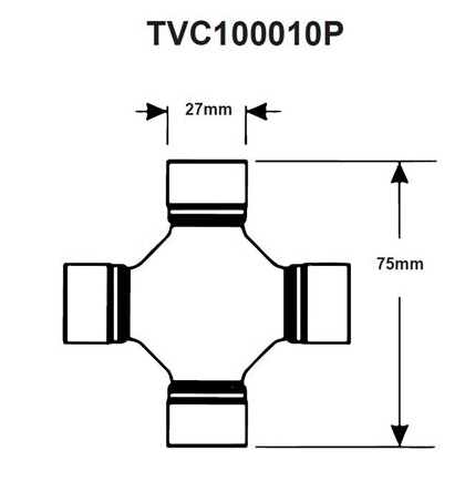 Land Rover Universal Joint - TVC100010P - Aftermarket