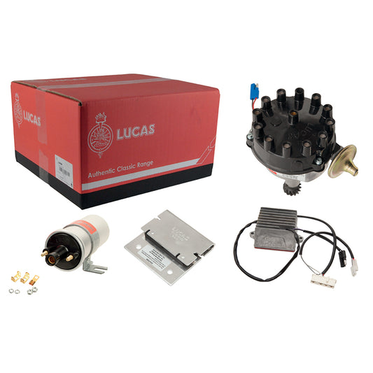 Jaguar XKE V12 Ignition Conversion Kit. Distributor, amplifier, coil, ballast.
