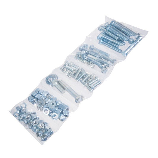 Engine Frame Nut And Bolt Kit - Bzp, Engine Frame Nut And Bolt Kit - Bright Zinc Plated. Contains All Bolts, Washers And Nuts To Assemble Frames And To Attach To Vehicle. Does Not Include Nuts And Bolts For Front Suspension Components.