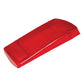Lucas L871 rear lens all red, single reflector left hand side of Jaguar E Type series 3. American spec