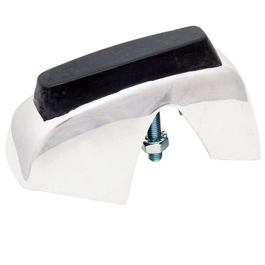 Over Rider Assembly Left Hand Rear, Left Hand Rear Over Rider Supplied With Rubber Buffer And Mounting Coach Bolt And Nut - Uk Manufactured, High Quality Chrome.