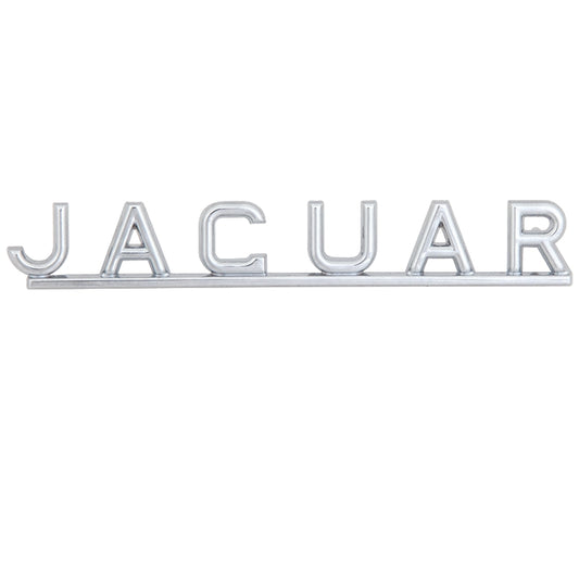 Boot/Trunk Motif "Jaguar", Jaguar Boot/Trunk Script Badge - Chromed