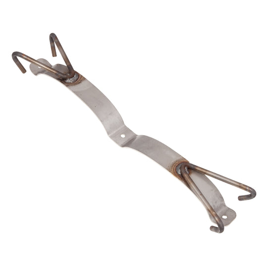 Exhaust Mounting Strap - Lower. Stainless Steel., Main Exhaust Silencer Lower Mounting Strap, Stainless Steel. V12E Models Only