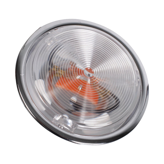 Rear Interior Lamp, Rear Interior Lamp - Round, With Chrome Bezel