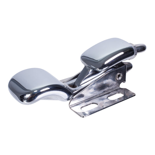 Centre Hood/Soft Top Clamp, Chrome Toggle Clamp Assembly For Centre Position On Hood/Soft Top.