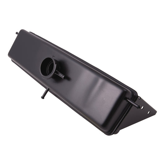Radiator Header/Expansion Tank, Steel Radiator Header/Expansion Tank - Black Powder Coat Finish.