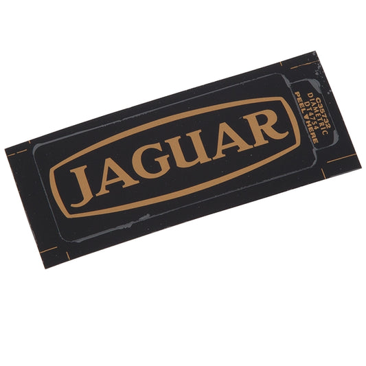 Jaguar Cam Cover Sticker In Black And Gold. C35732