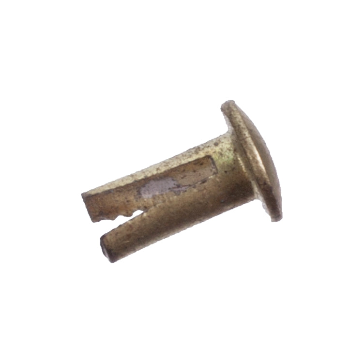 Brass Rivet, Semi-Tubular Brass Rivet With Dome Head