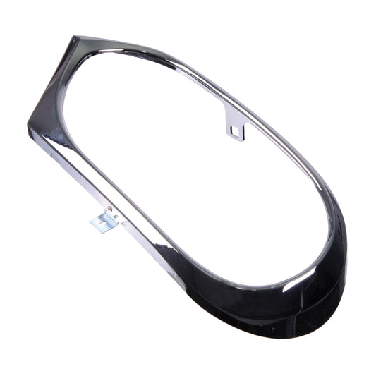 Front Headlight Rim Bezel/Surround Lh, Front Headlight Rim Bezel/Surround - Single Headlights, Chrome Finish, Left Hand