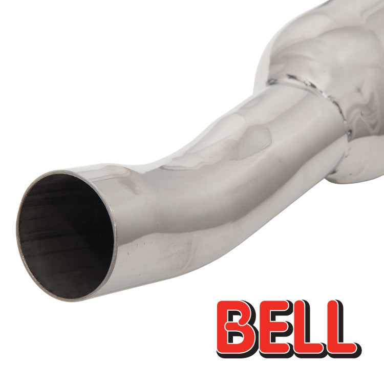 Stainless Steel Exhaust System - Flange Joint Type, Complete Stainless Steel Exhaust System - With "Flange" Joint On Over-Axle Pipes. Does Not Include Front Pipes Or Rear Outlet Pipes. This System Is Suitable For Xj6 S3 Models From Vin 354035 Onwards