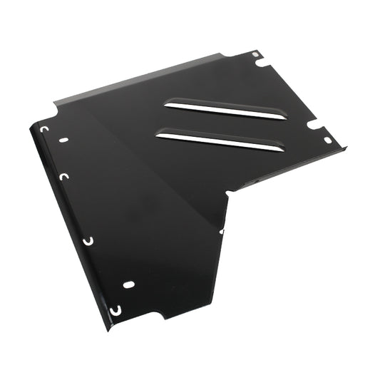 Stoneguard Left Hand, Engine Bay Stone Guard - Left Hand. Aluminium, Black Powder Coated Finish.