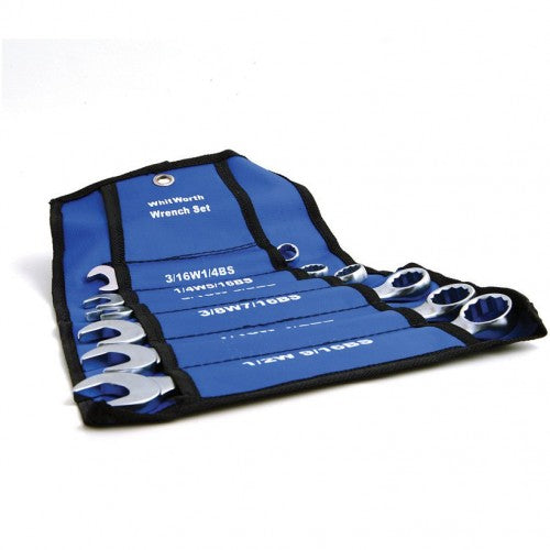 Whitworth BSF Spanner Wrench 6 Piece Set Combination