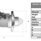 Porsche 911 1963-1989 (912,914,930,959) RAC808 Slimline High Torque Starter Motor