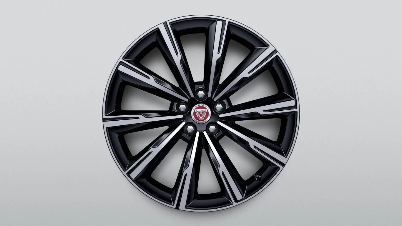 Jaguar F-type OEM Alloy Wheel Rear 20" Style 1066 Black Diamond Turned T2R43012