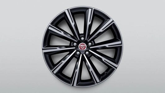Jaguar F-type OEM Alloy Wheel Rear 20" Style 1066 Black Diamond Turned T2R43012