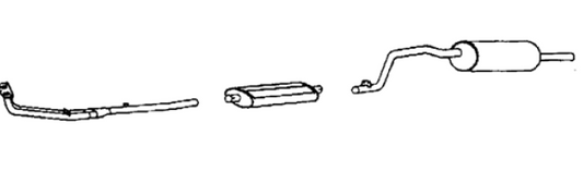 Triumph TR7  (76-81) Stainless Steel Exhaust System