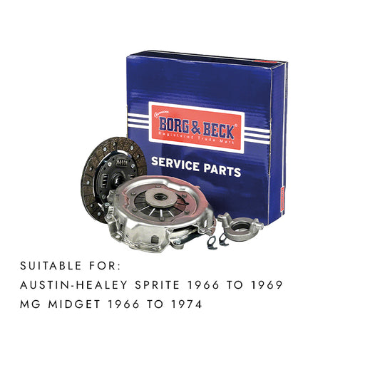 Clutch Kit 3-in-1  Austin Healey Sprite 1966 to 1969, MG Midget 1966 To 1974