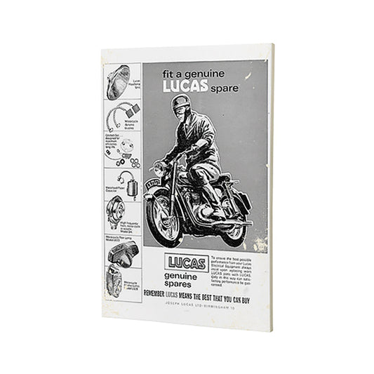 Lucas Motorcycle Spares A2 Poster